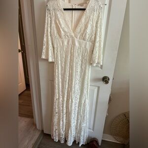 Vintage BoHo Wedding Dress